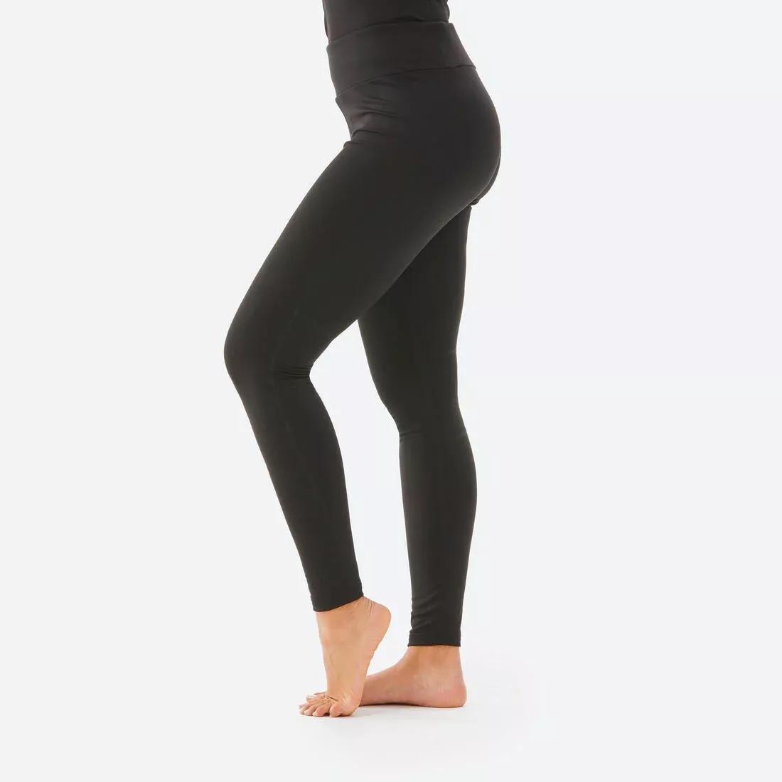 Women Ski Base Layer Bottoms - Bl 500, Black, No Color, large image number 1