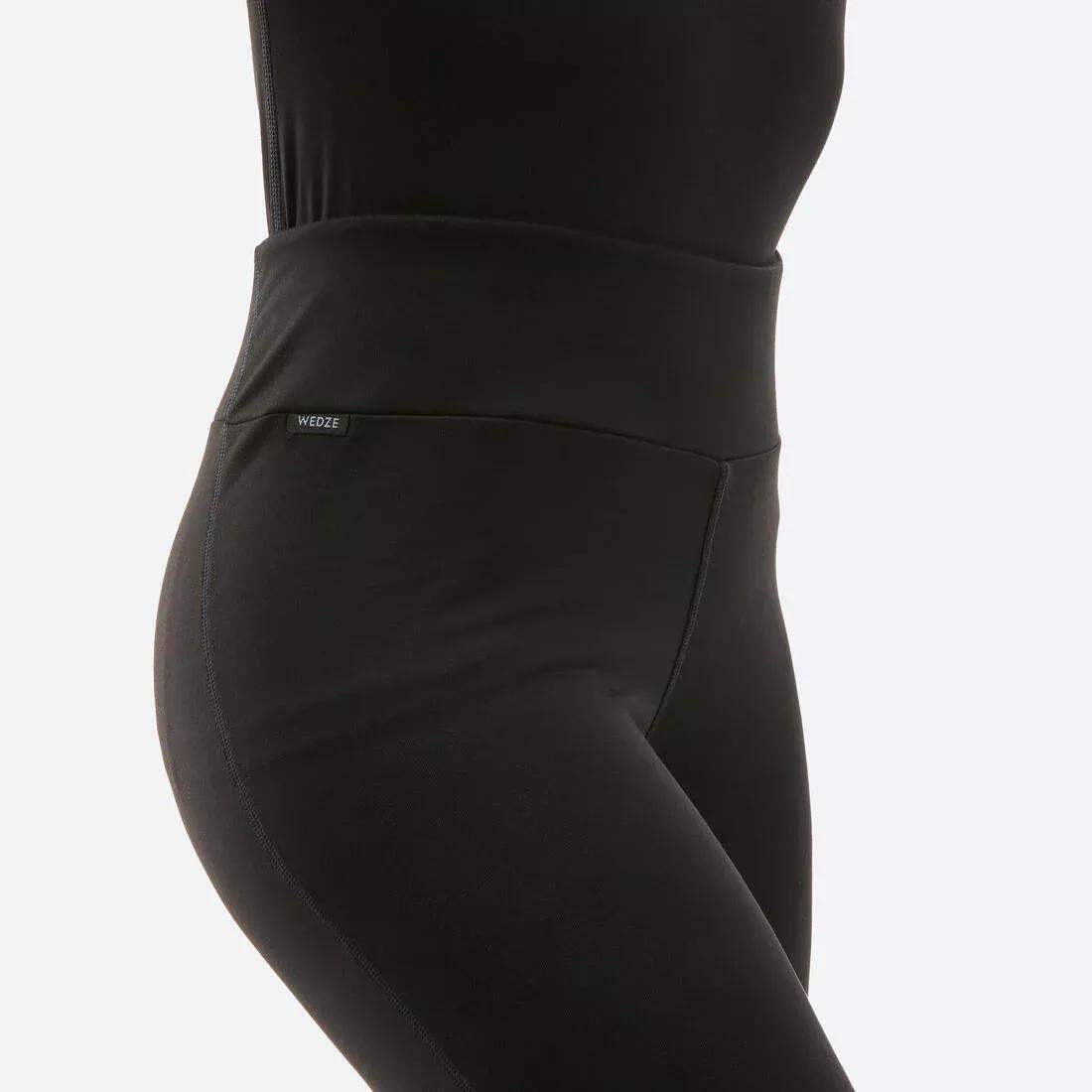 Women Ski Base Layer Bottoms - Bl 500, Black, , large image number 3