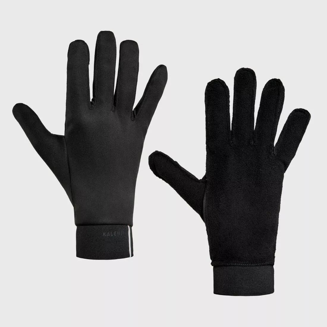 Adults Running Gloves - Run 500 Series, Black, No Color, large image number 6