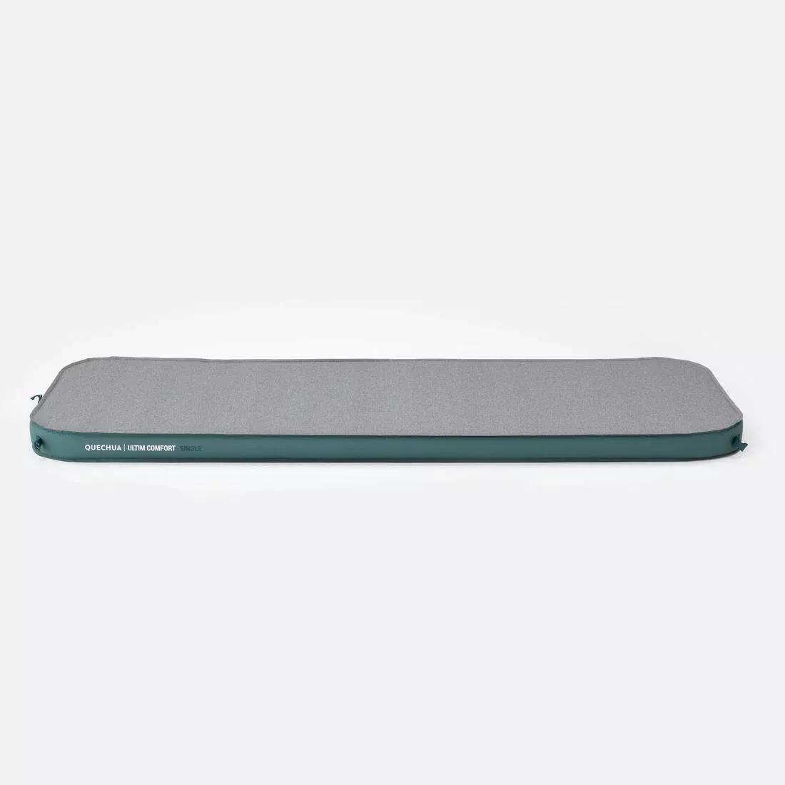 QUECHUA - Inflatable Camping Mattress - Ultim Comfort 70 Cm - 1 Person, Grey