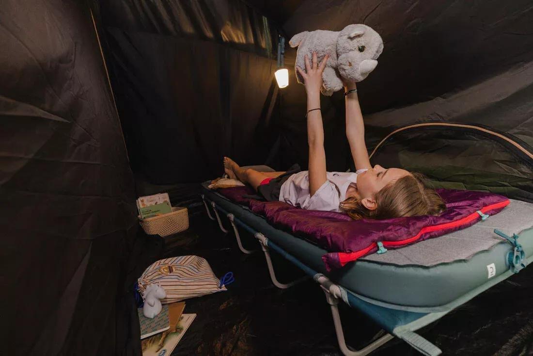 Inflatable Camping Mattress - Ultim Comfort 70 Cm - 1 Person, Grey, No Color, medium