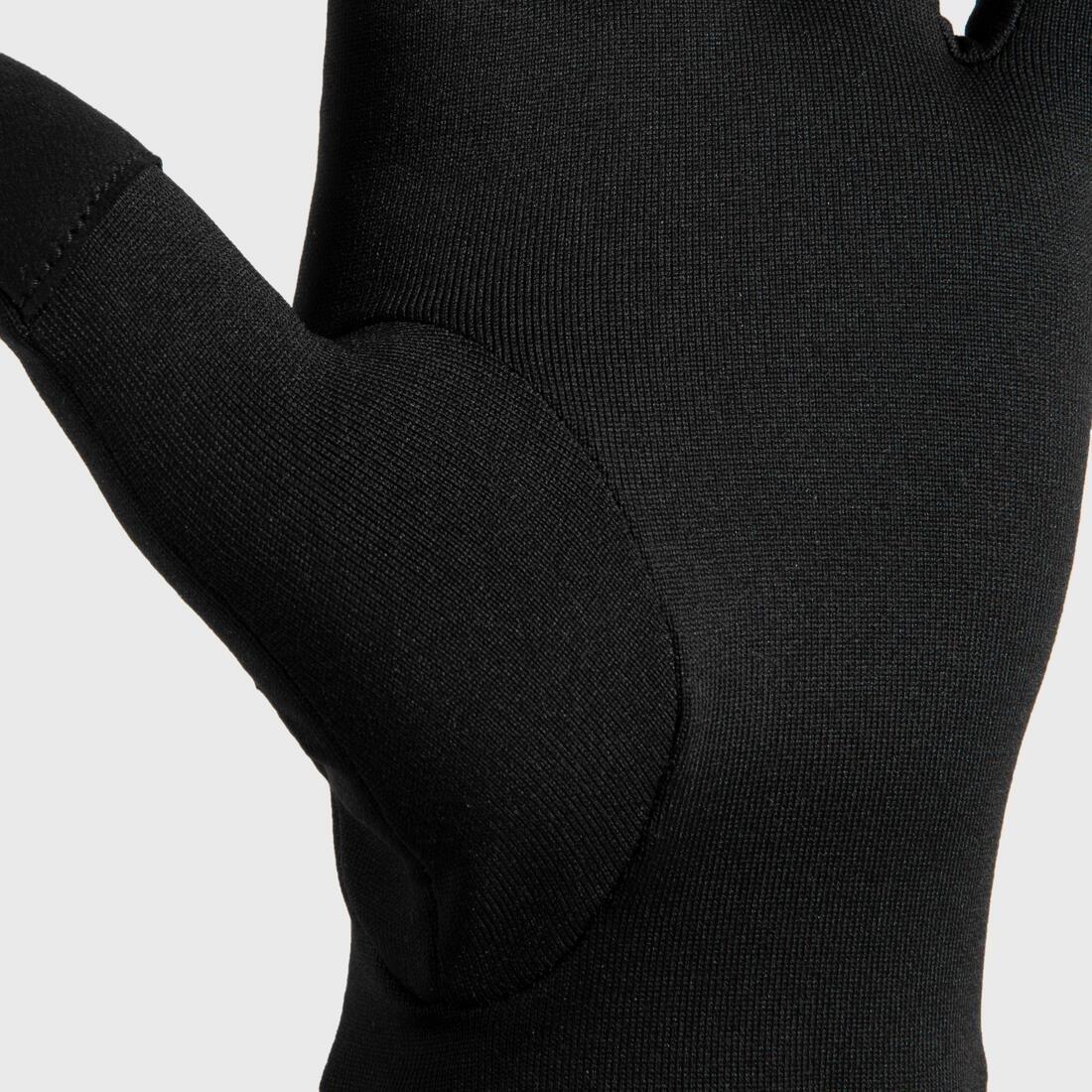 Unisex Touchscreen Running Gloves - Warm 100 V2, Black, , large image number 4
