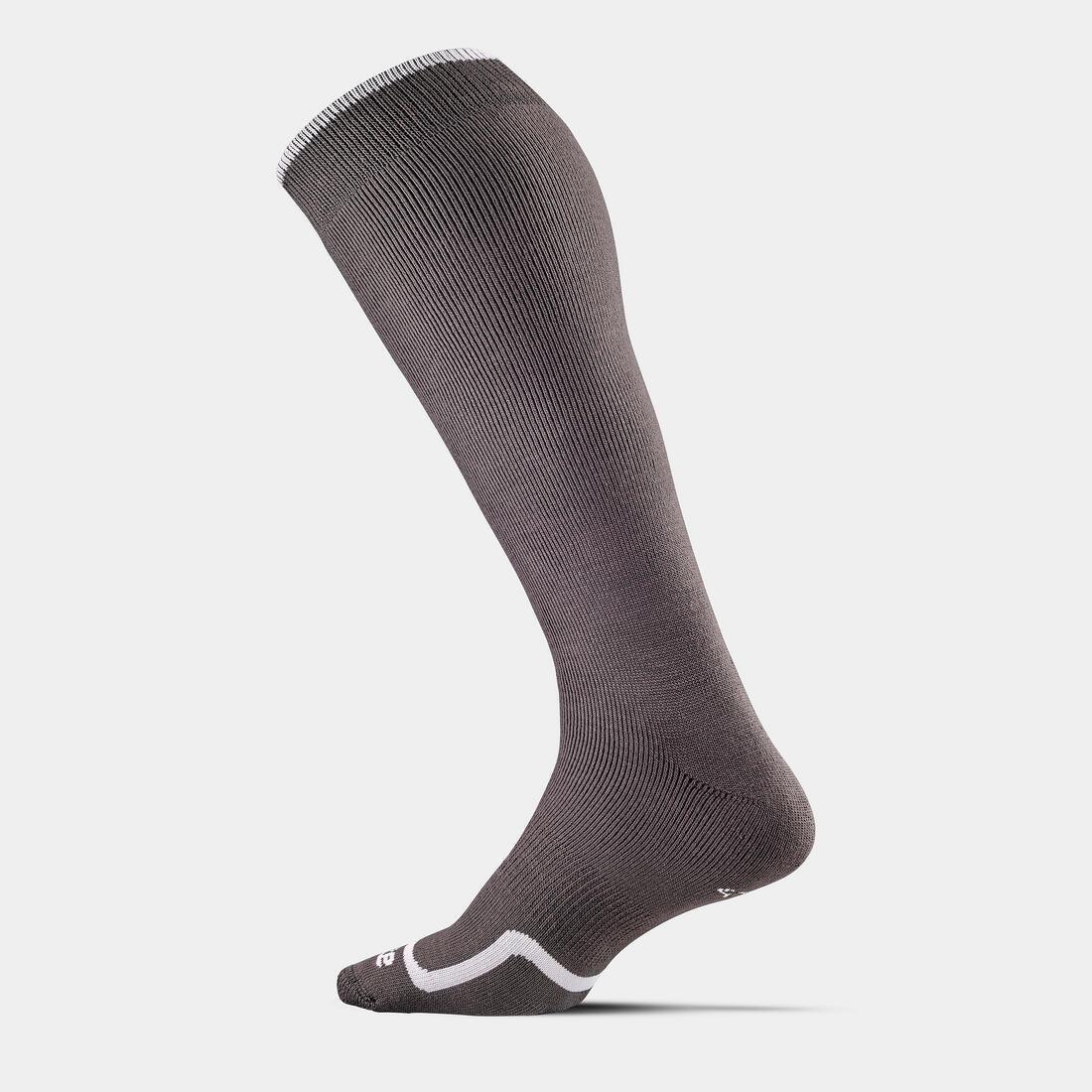 DEFAULT ADULT SKI AND SNOWBOARD SOCKS - 100 - GREY, , large image number 2