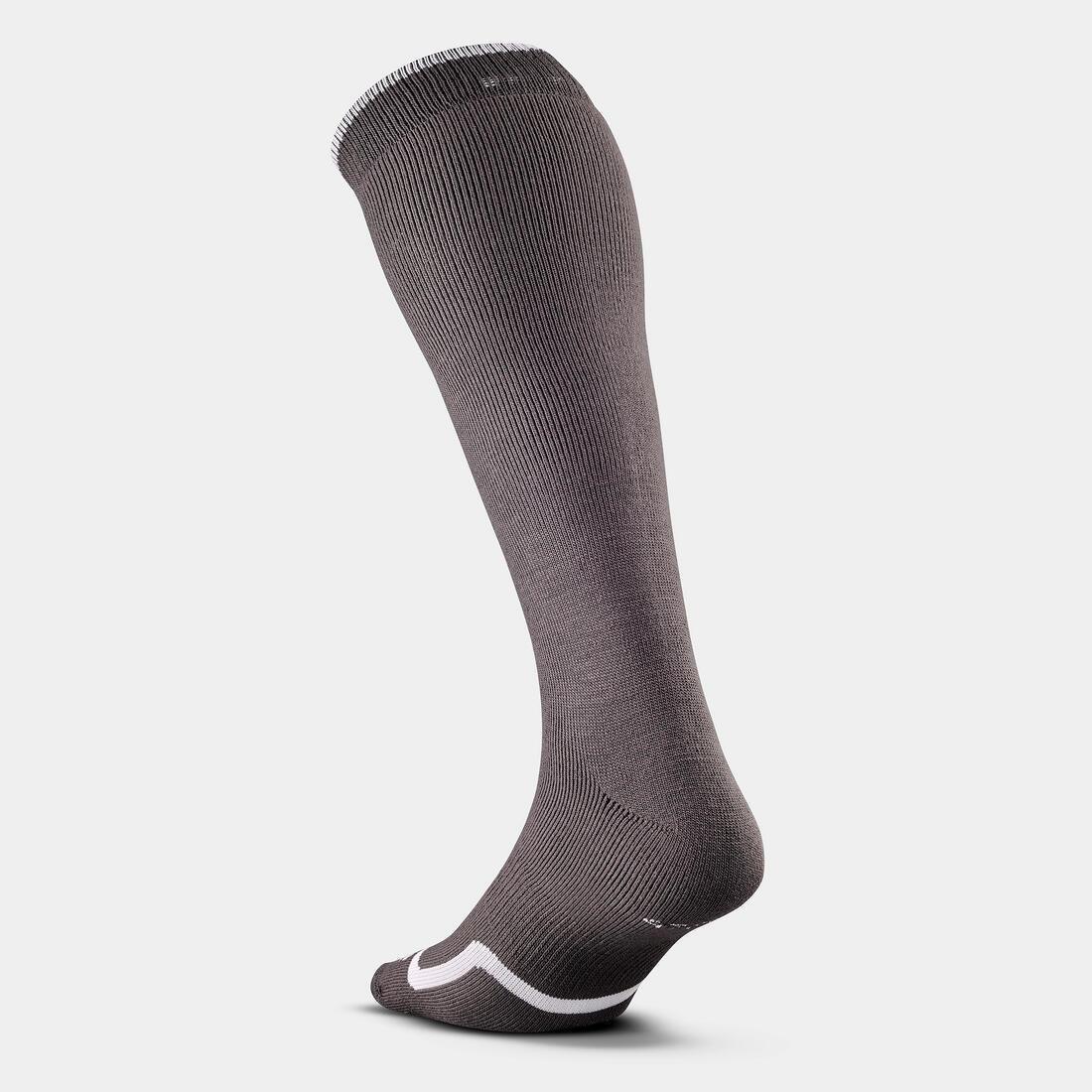 DEFAULT ADULT SKI AND SNOWBOARD SOCKS - 100 - GREY, , large image number 3