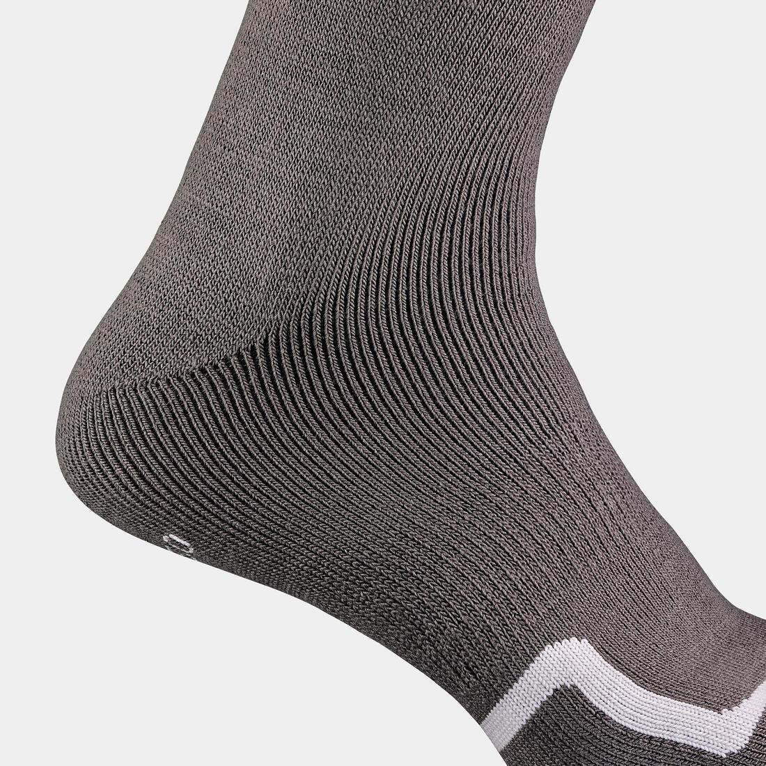 DEFAULT ADULT SKI AND SNOWBOARD SOCKS - 100 - GREY, , large image number 6