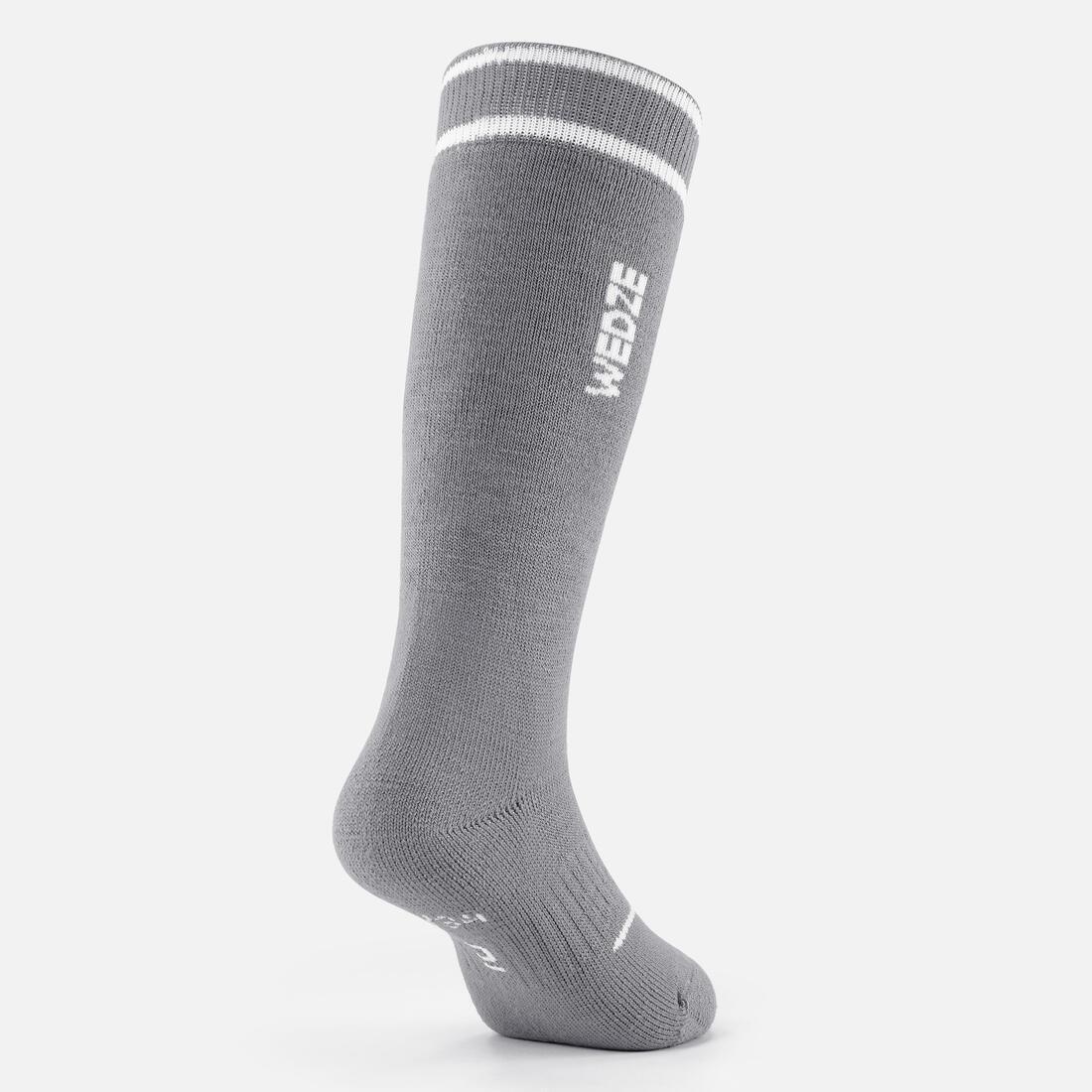 Kids Unisex Ski And Snowboard Socks - 50, Grey, No Color, medium