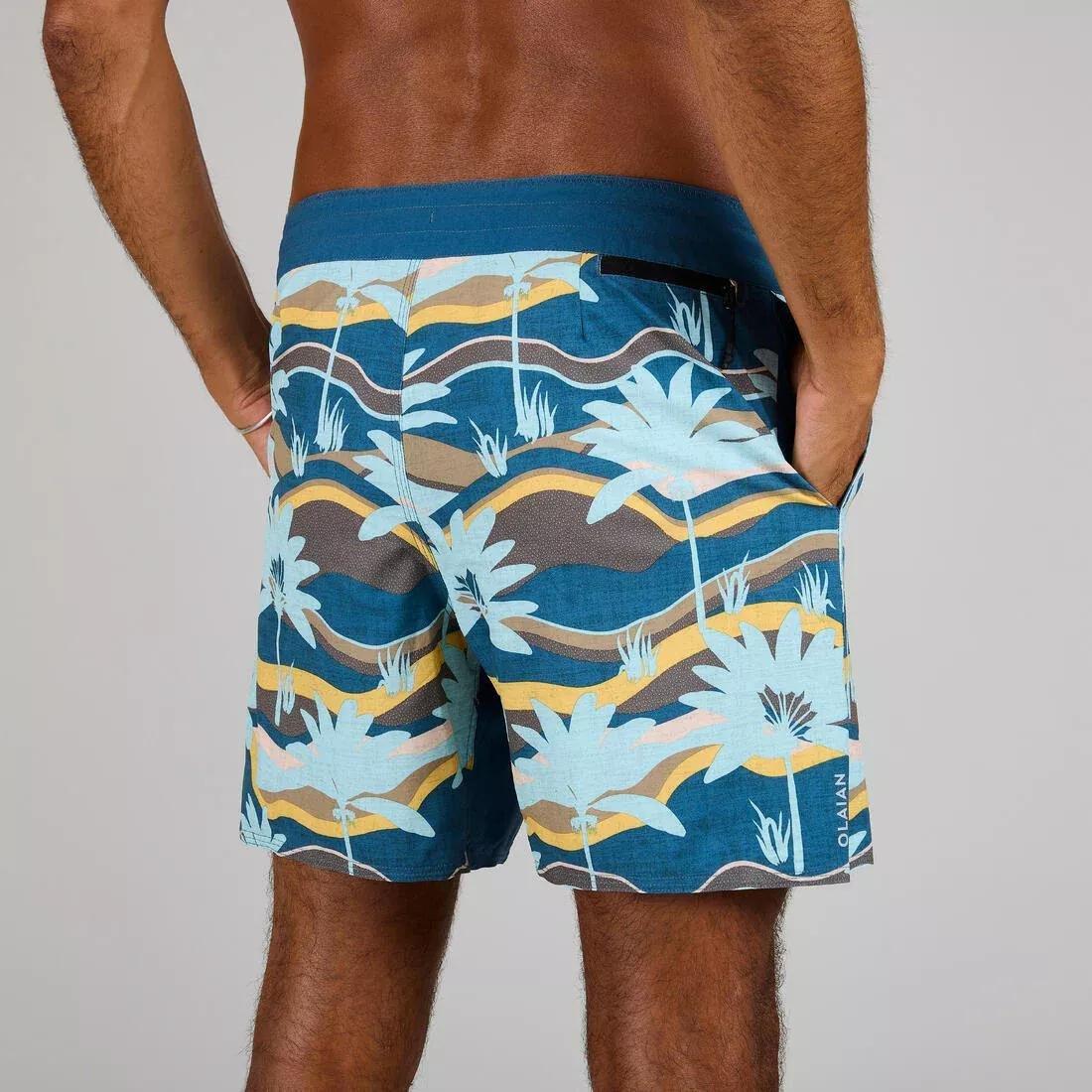 Men Boardshort Surf - 500, Blue, , large image number 10