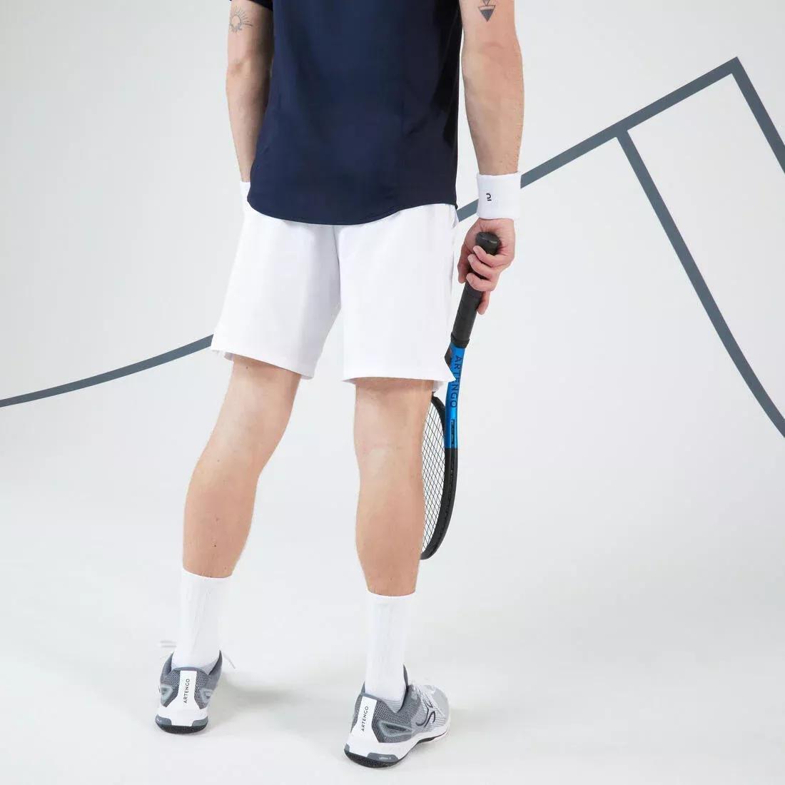 Men's Tennis T-Shirt, Asphalt Blue, No Color, large image number 4