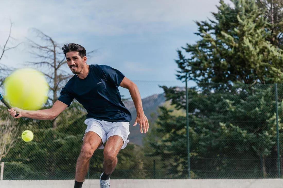 Men's Tennis T-Shirt, Asphalt Blue, No Color, large image number 10