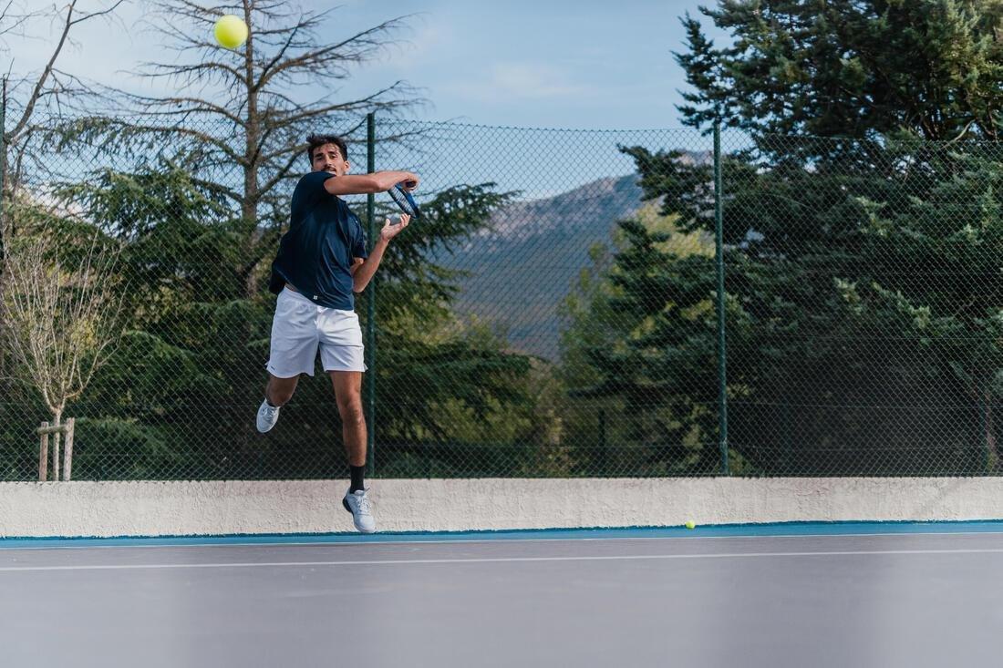 Men's Tennis T-Shirt, Asphalt Blue, No Color, large image number 11