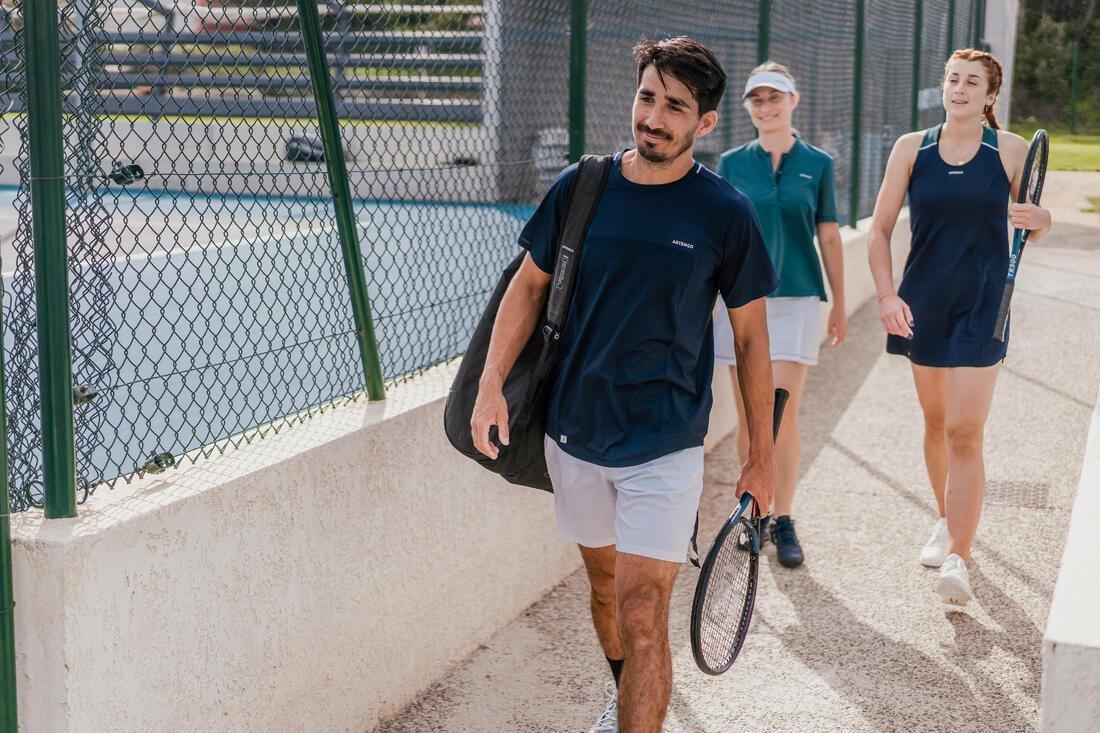 Men's Tennis T-Shirt, Asphalt Blue, No Color, large image number 14