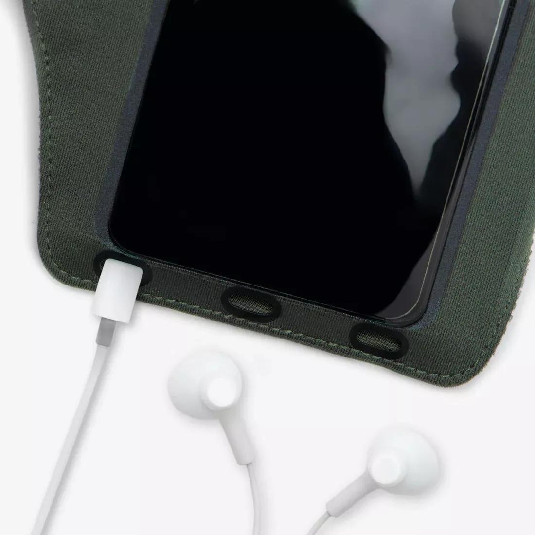 Unisex Smartphone And Big Phone Running Armband, Black, No Color, large image number 5
