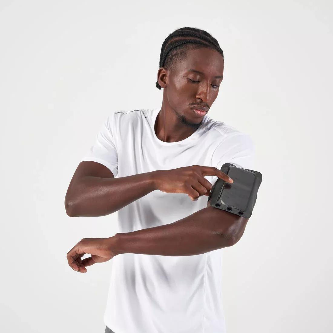 Unisex Smartphone And Big Phone Running Armband, Black, No Color, large image number 6