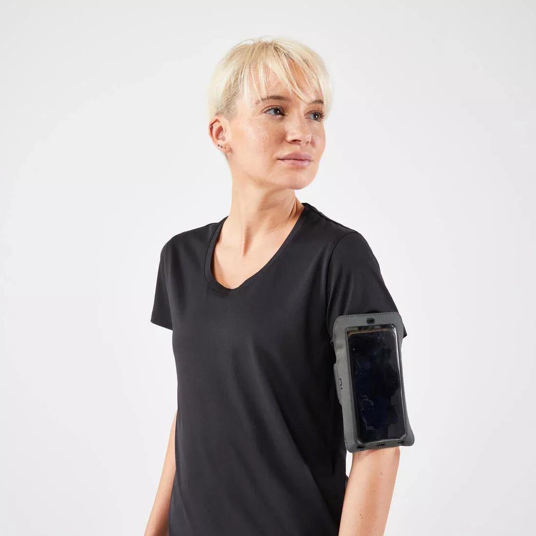 Unisex Smartphone And Big Phone Running Armband, Black, No Color, large image number 7