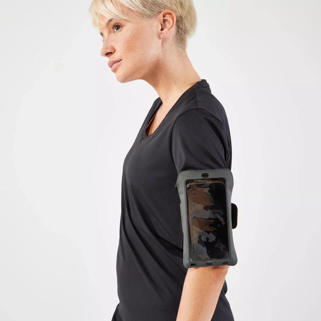 Unisex Smartphone And Big Phone Running Armband, Black, No Color, large image number 8