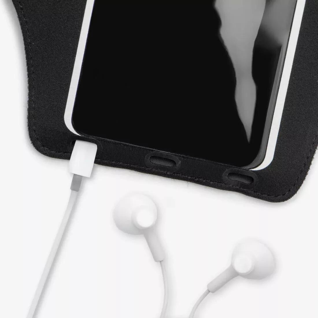 Unisex Smartphone And Big Phone Running Armband, Black, No Color, large image number 11