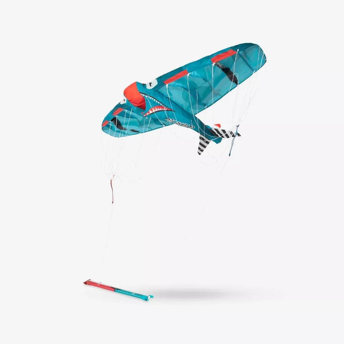 DEFAULT STUNT KITE 3D PLANE 180 for kids - with bar, No Color, large image number 0