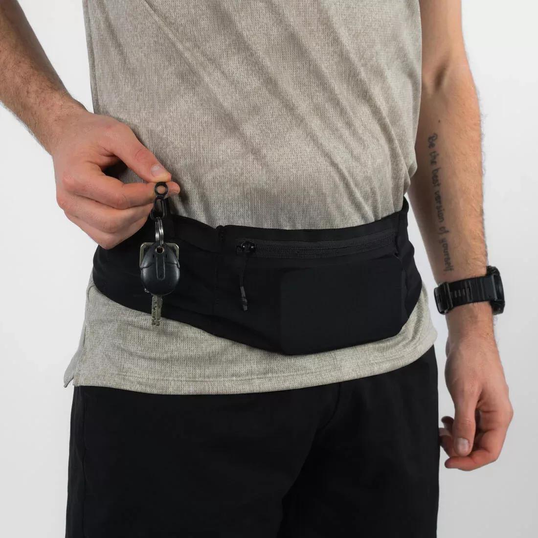 Comfort 2 Unisex Smartphone Running Waistband - 5 Pockets, Black, No Color, large image number 3
