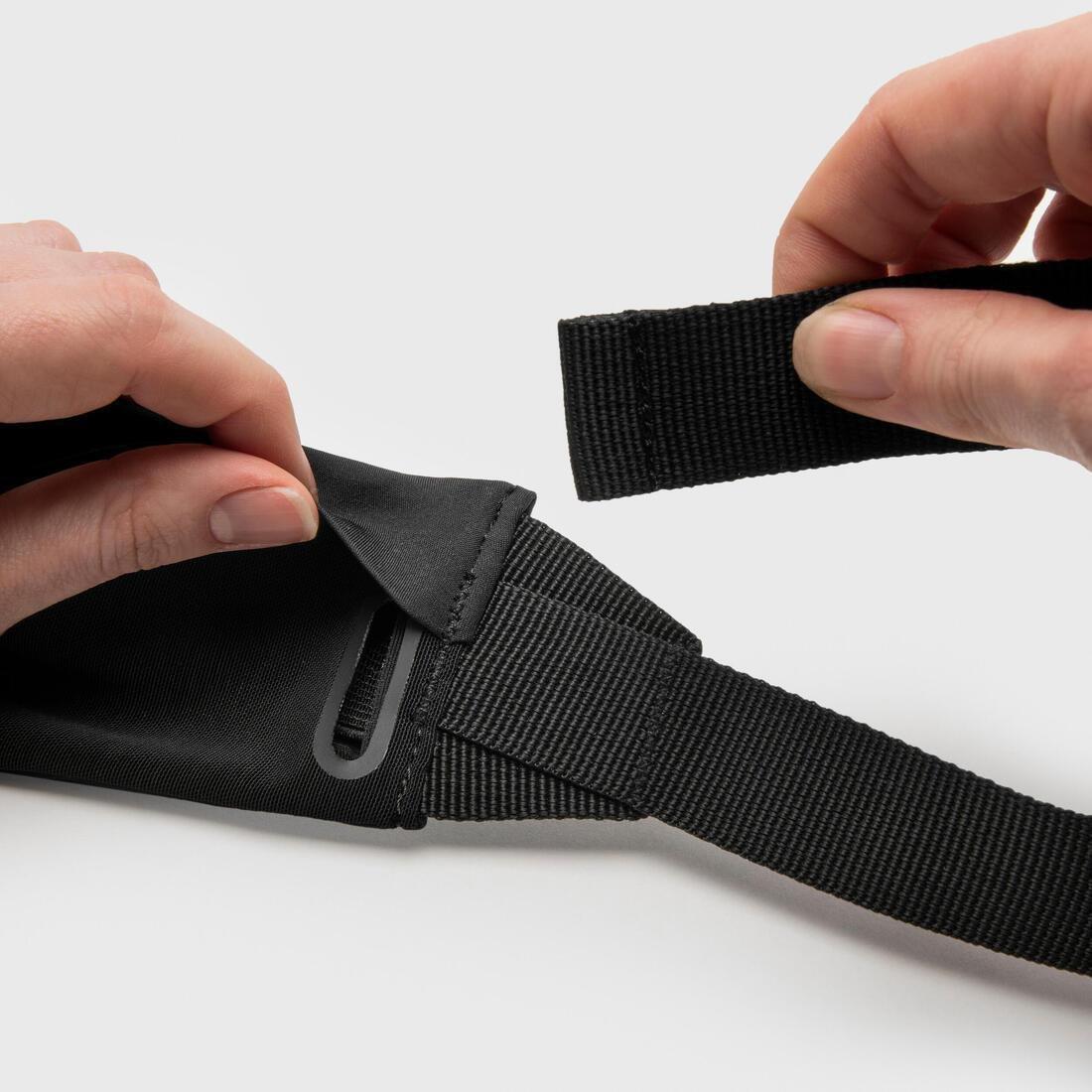 Comfort 2 Unisex Smartphone Running Waistband - 5 Pockets, Black, No Color, large image number 5