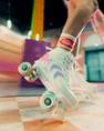 OXELO - Kids Roller Skates Quad 100 - Holographic, Blue