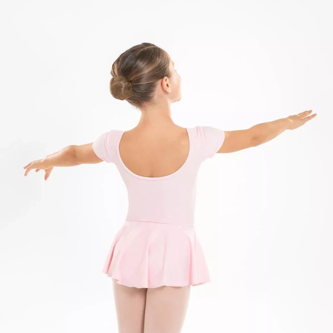 Kids Girls Ballet Skirted Leotard, Pink, , large image number 3