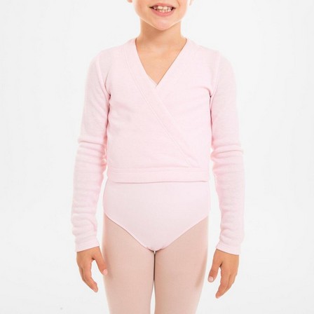 STAREVER - Kids Girls Ballet Wrap-Over Top, Pink