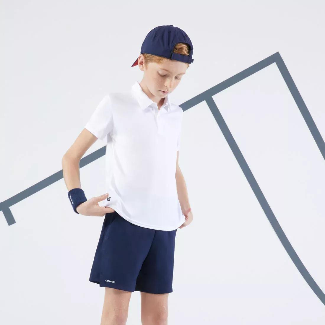 NAVY BLUE Kids' Tennis Shorts TSH Dry, , large image number 1