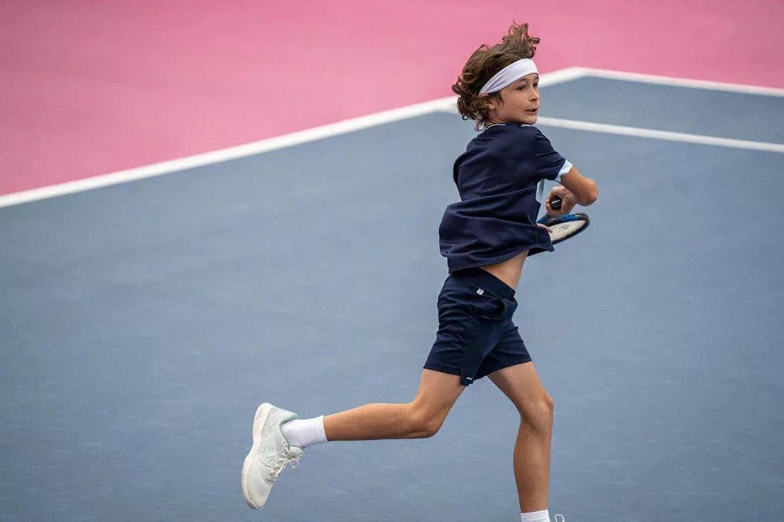 NAVY BLUE Kids' Tennis Shorts TSH Dry, , large image number 6