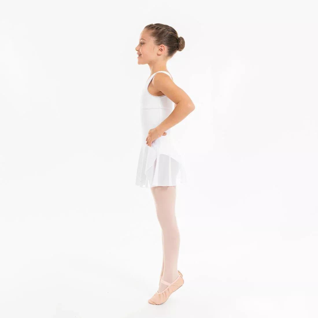 Kids Girls Voile Ballet Wrap Skirt, Pink, , large image number 9