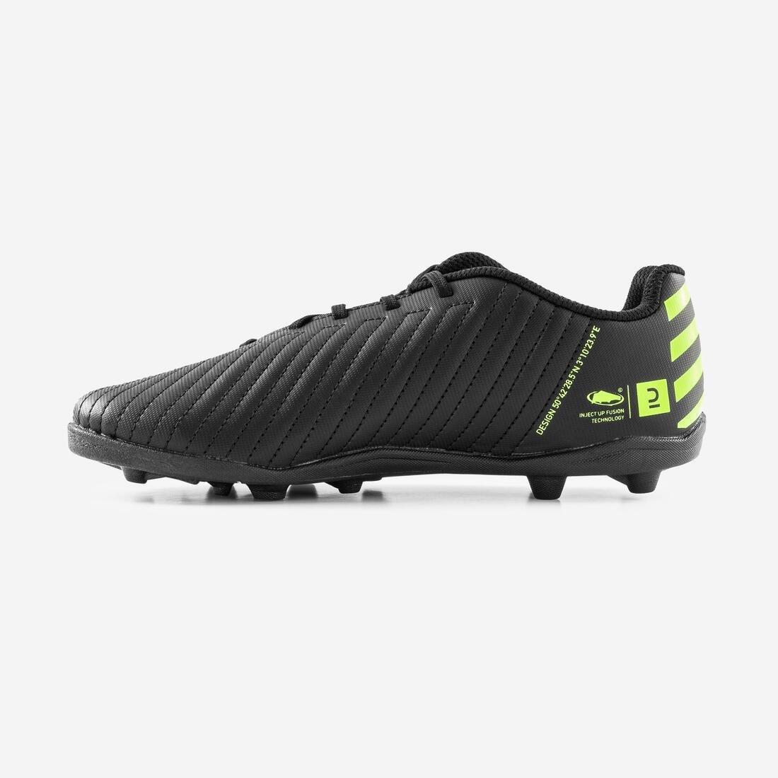 Hard Ground Football Boots - Agility 100, Black, No Color, medium