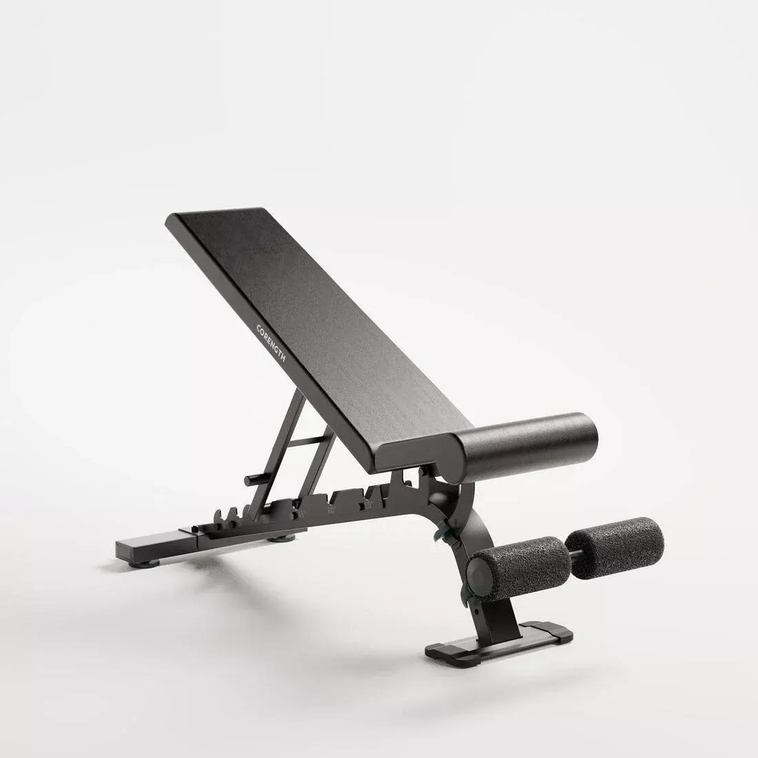 Reinforced Flat / Inclined Weights Bench - 900, Black, No Color, large image number 1