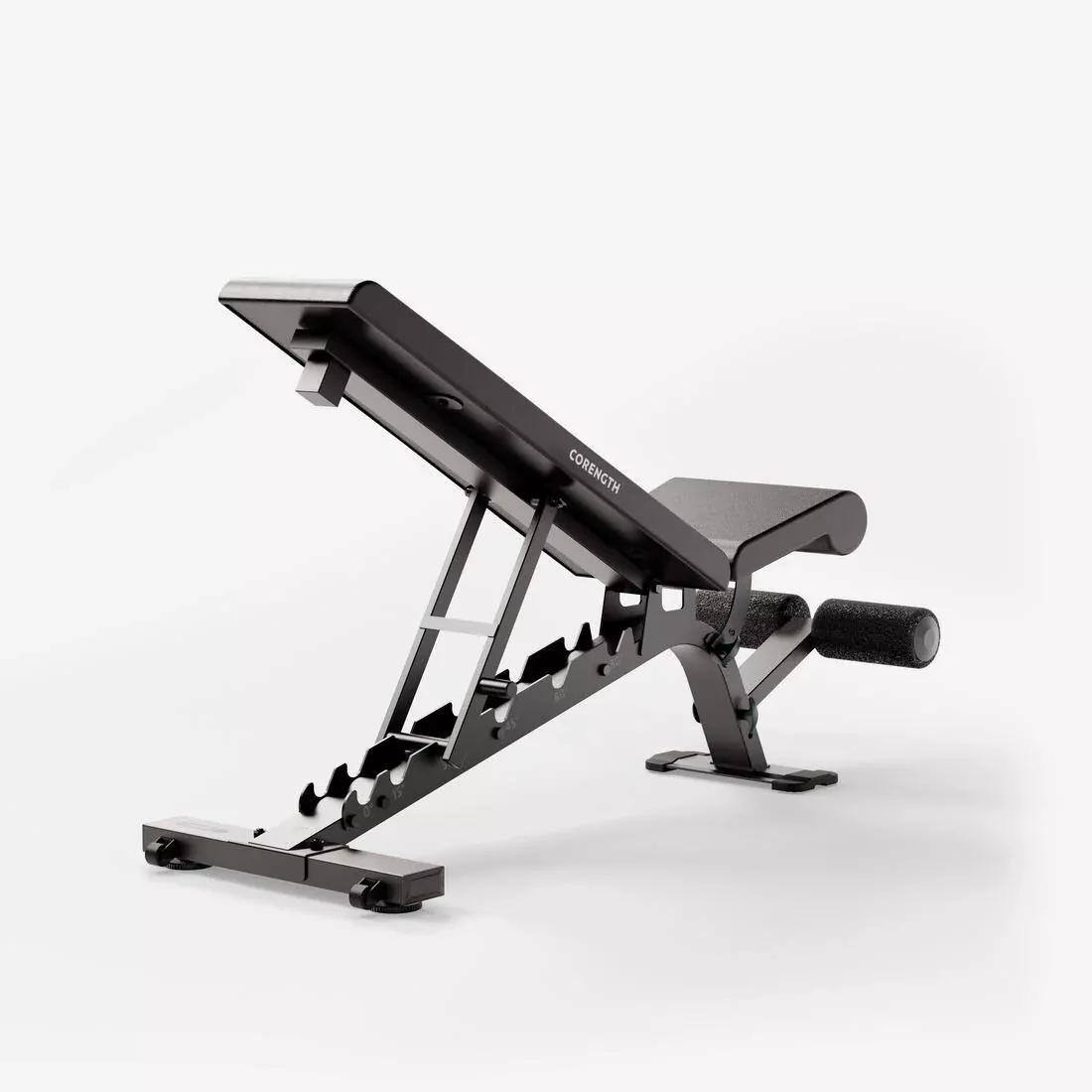 Reinforced Flat / Inclined Weights Bench - 900, Black, No Color, large image number 4