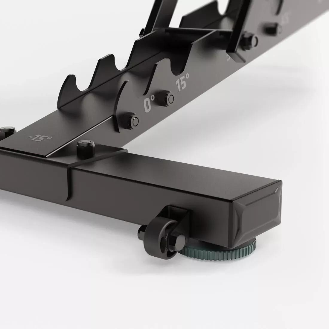 Reinforced Flat / Inclined Weights Bench - 900, Black, No Color, large image number 6