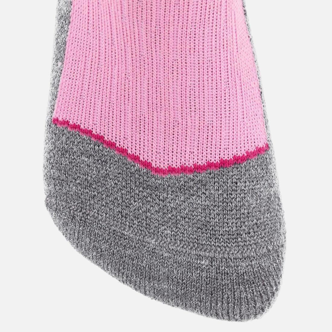Kids Unisex Ski And Snowboard Socks - 100, Pink, , large image number 2