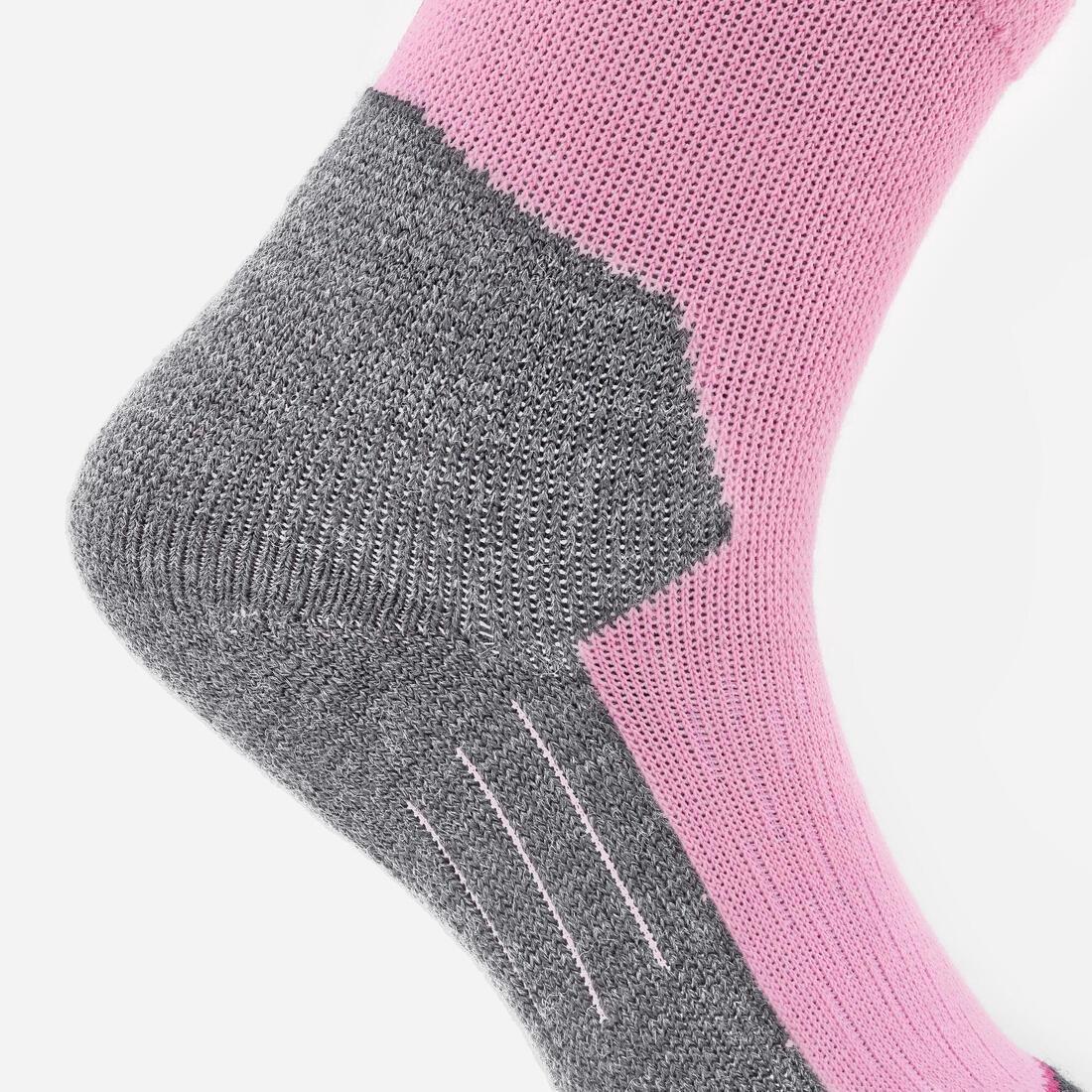 Kids Unisex Ski And Snowboard Socks - 100, Pink, , large image number 6