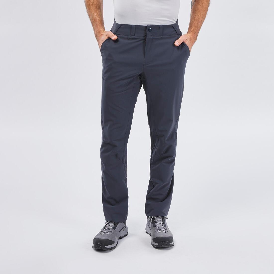 Men Hiking Trousers - Mh100, Grey, , large image number 2