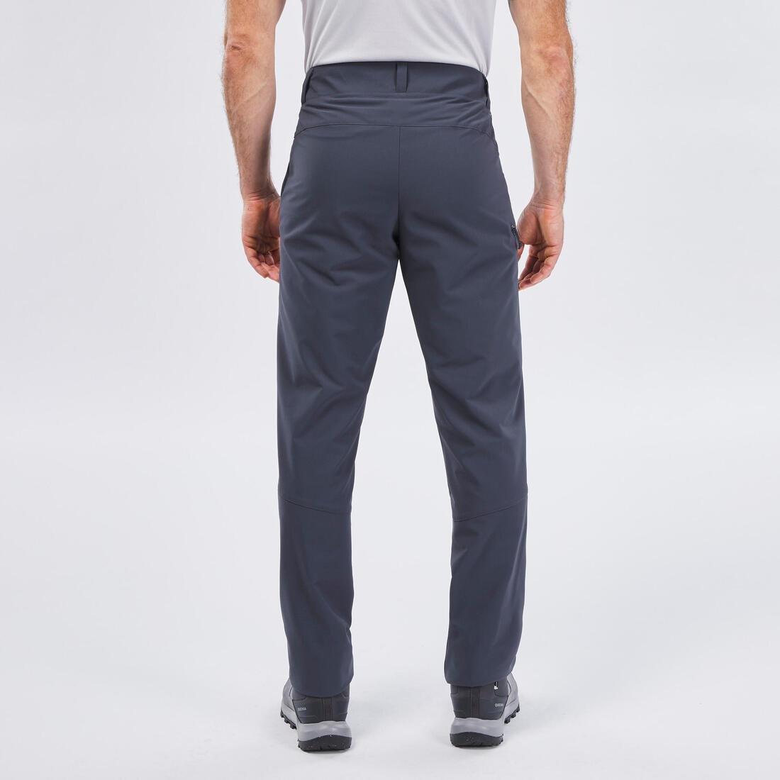 Men Hiking Trousers - Mh100, Grey, No Color, large image number 3