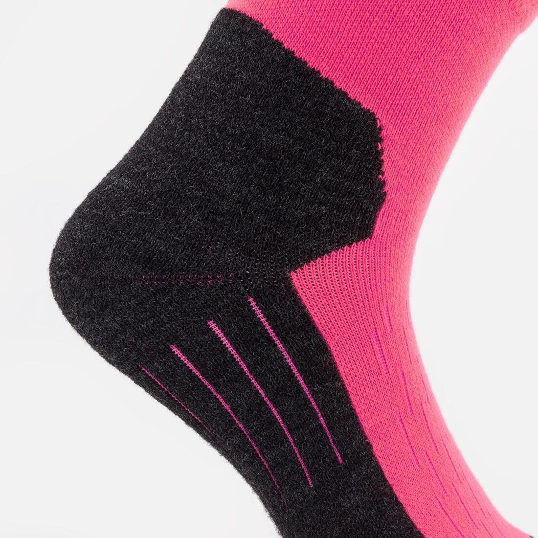 Women Ski Socks - 100 Neon, Pink, , large image number 8