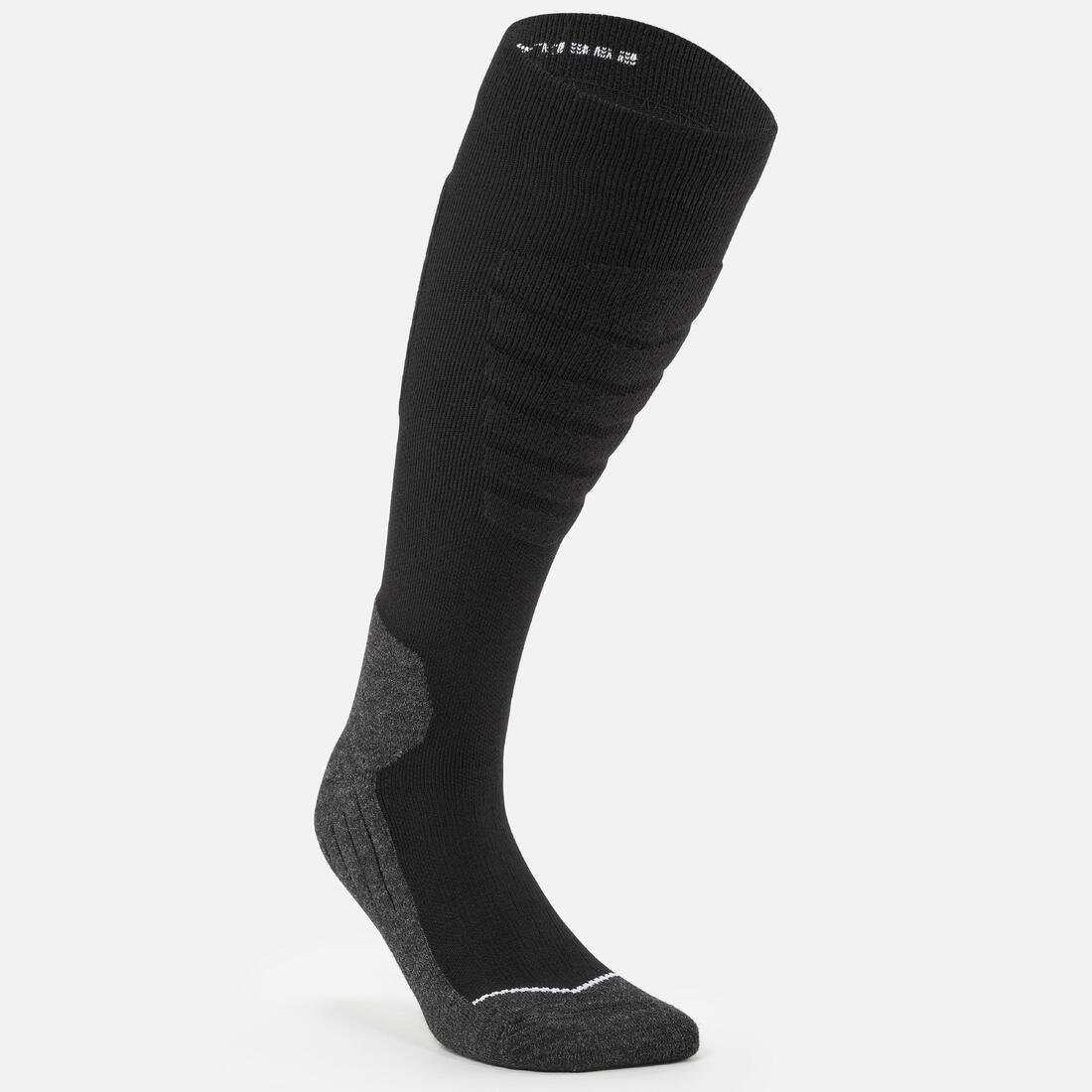 Unisex Ski Socks - 100 Neon, Black, No Color, large image number 2