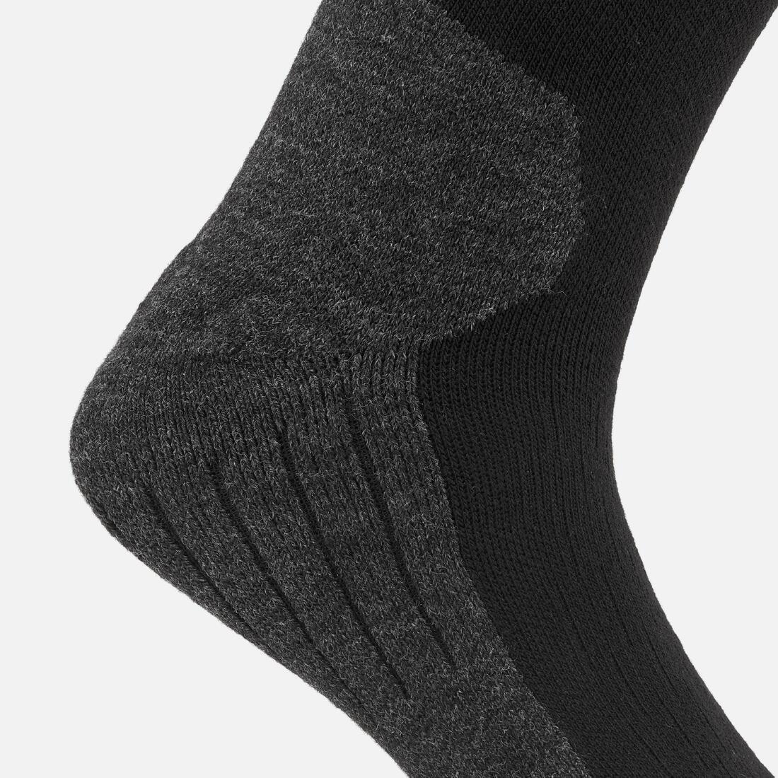 Unisex Ski Socks - 100 Neon, Black, No Color, large image number 6