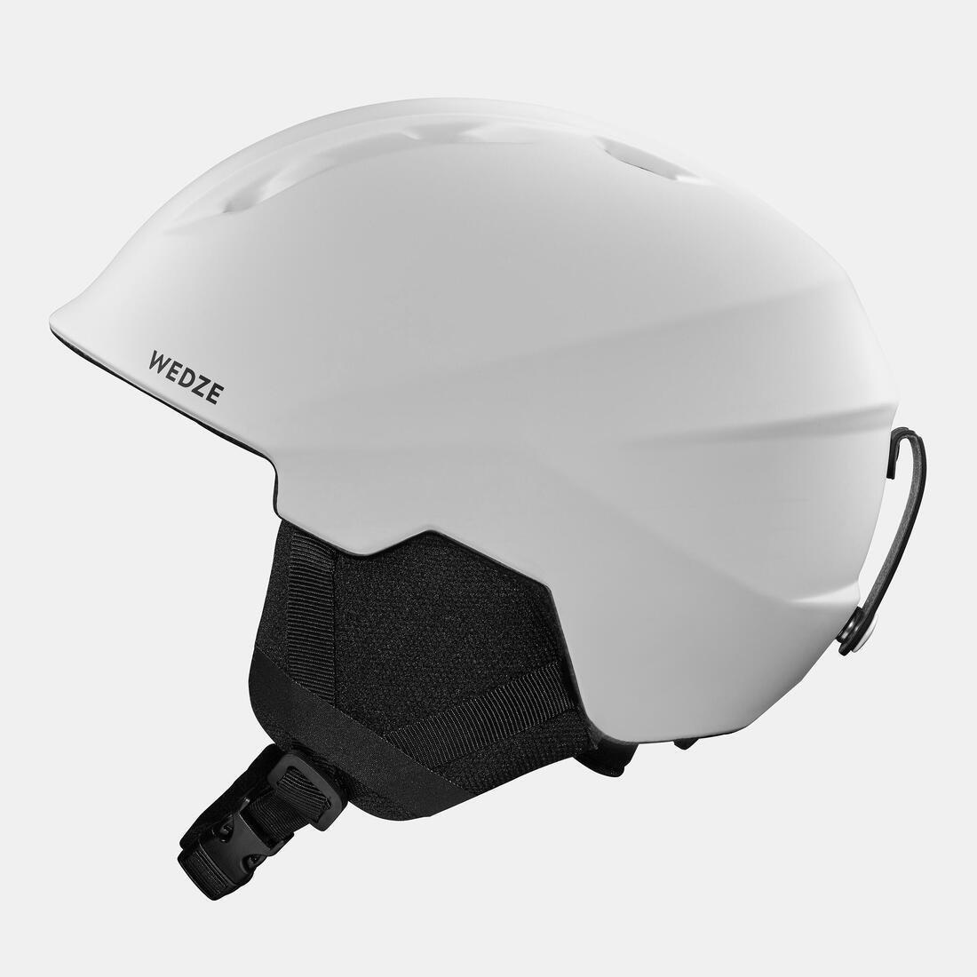 Adult M Downhill Ski Helmet - PST 500, White, 5401_000, medium