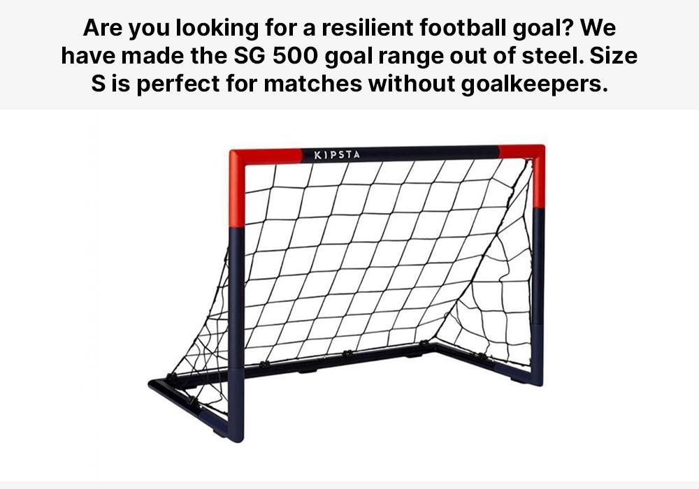 Size 5 Football Goal - 3 X 2 Ft - SG500, Navy, No Color, medium