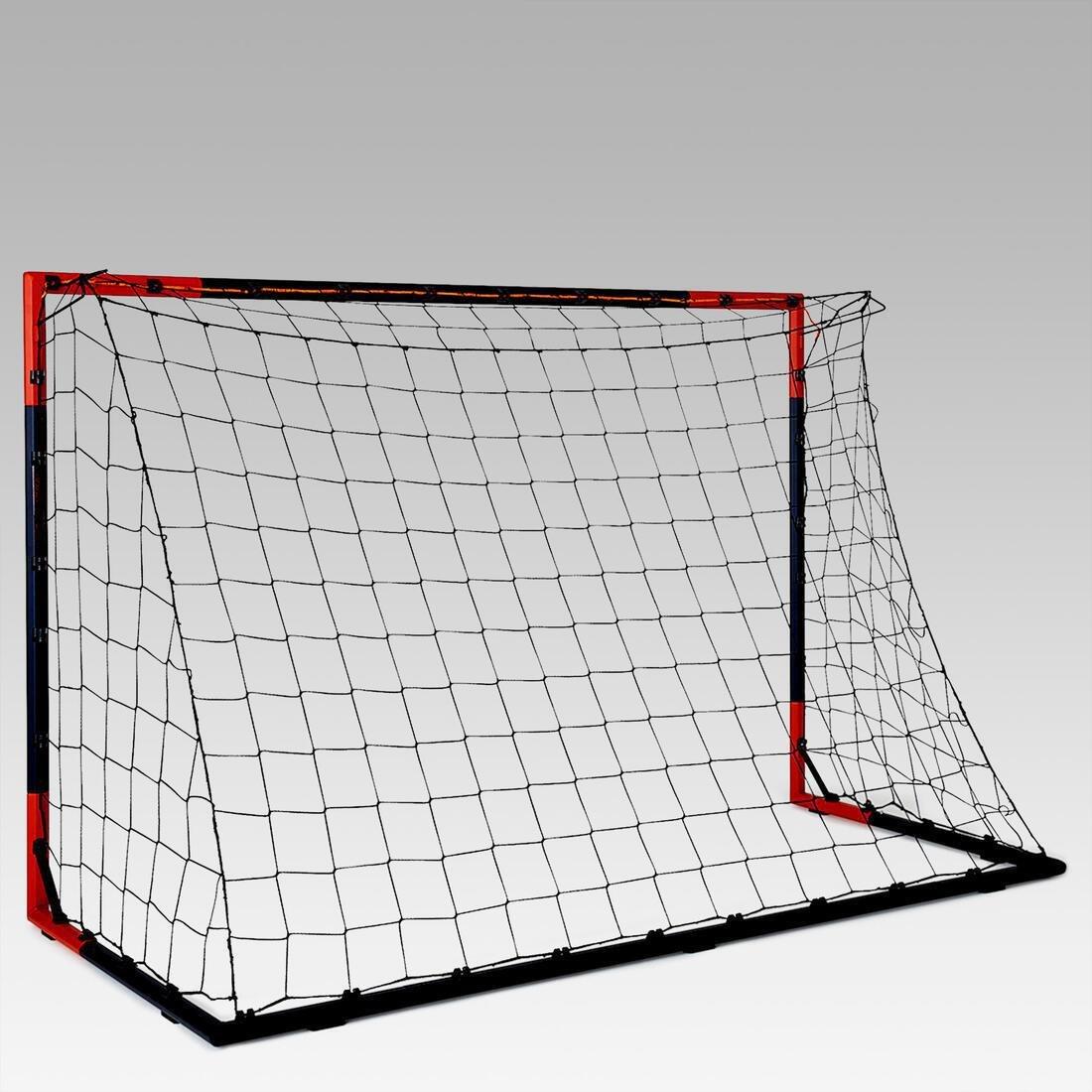 KIPSTA - Football Goal - Size M - 6 X 4 Ft Sg 500, White