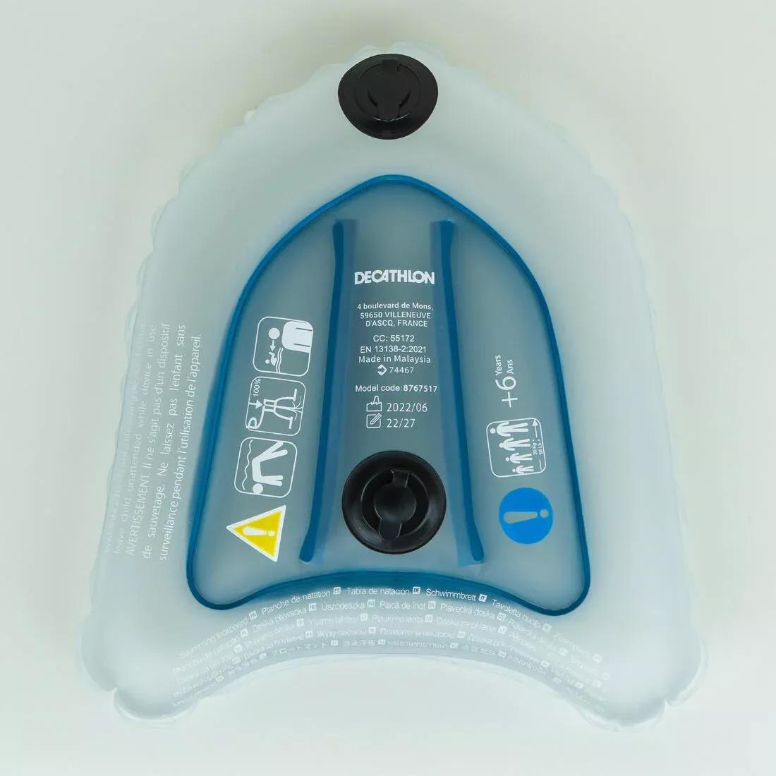 Swimming Board - Compact Inflatable 500, Blue, No Color, medium