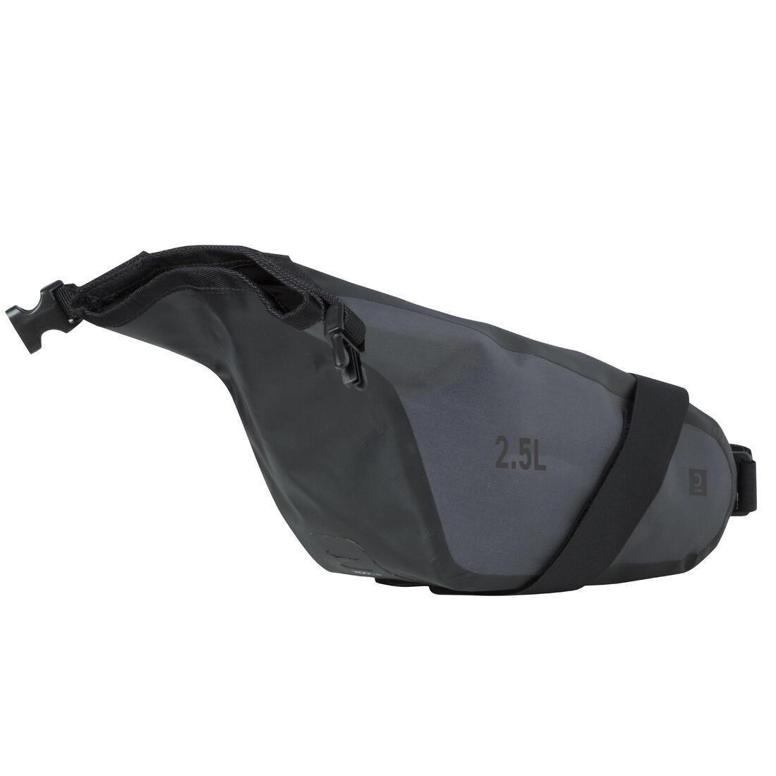 2.5 Cycling Watertight Saddle Bag, Black, No Color, large image number 1