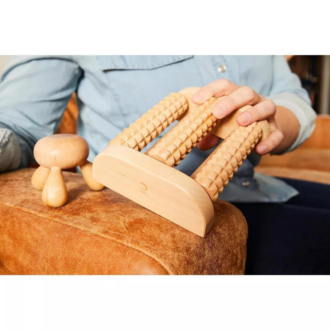 DEFAULT Wooden foot massage tool, No Color, large image number 5