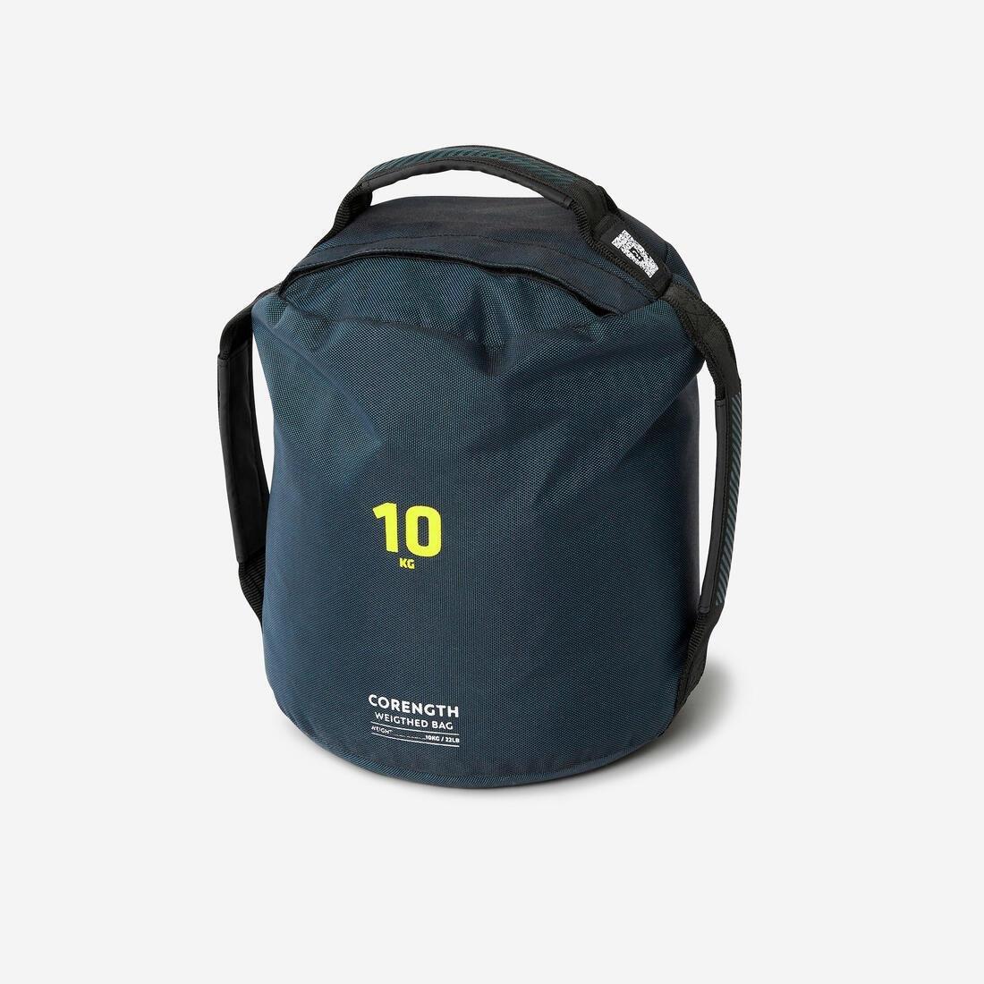 Cross-Training Weighted Bag / Soft Kettlebell - 5 Kg, Blue Grey, No Color, large image number 0