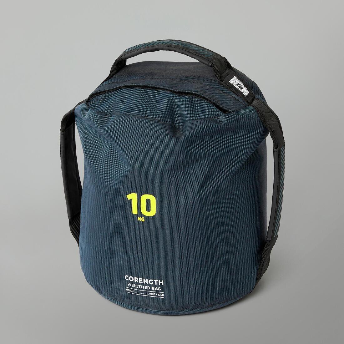 Cross-Training Weighted Bag / Soft Kettlebell - 5 Kg, Blue Grey, No Color, large image number 3