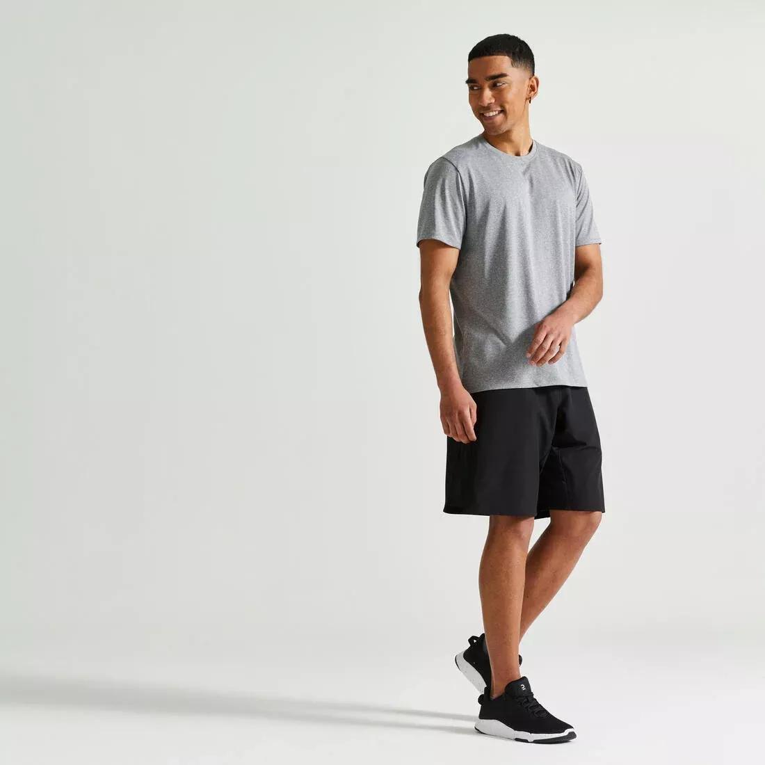 Men Fitness Shoes - 100, Black, No Color, large image number 13