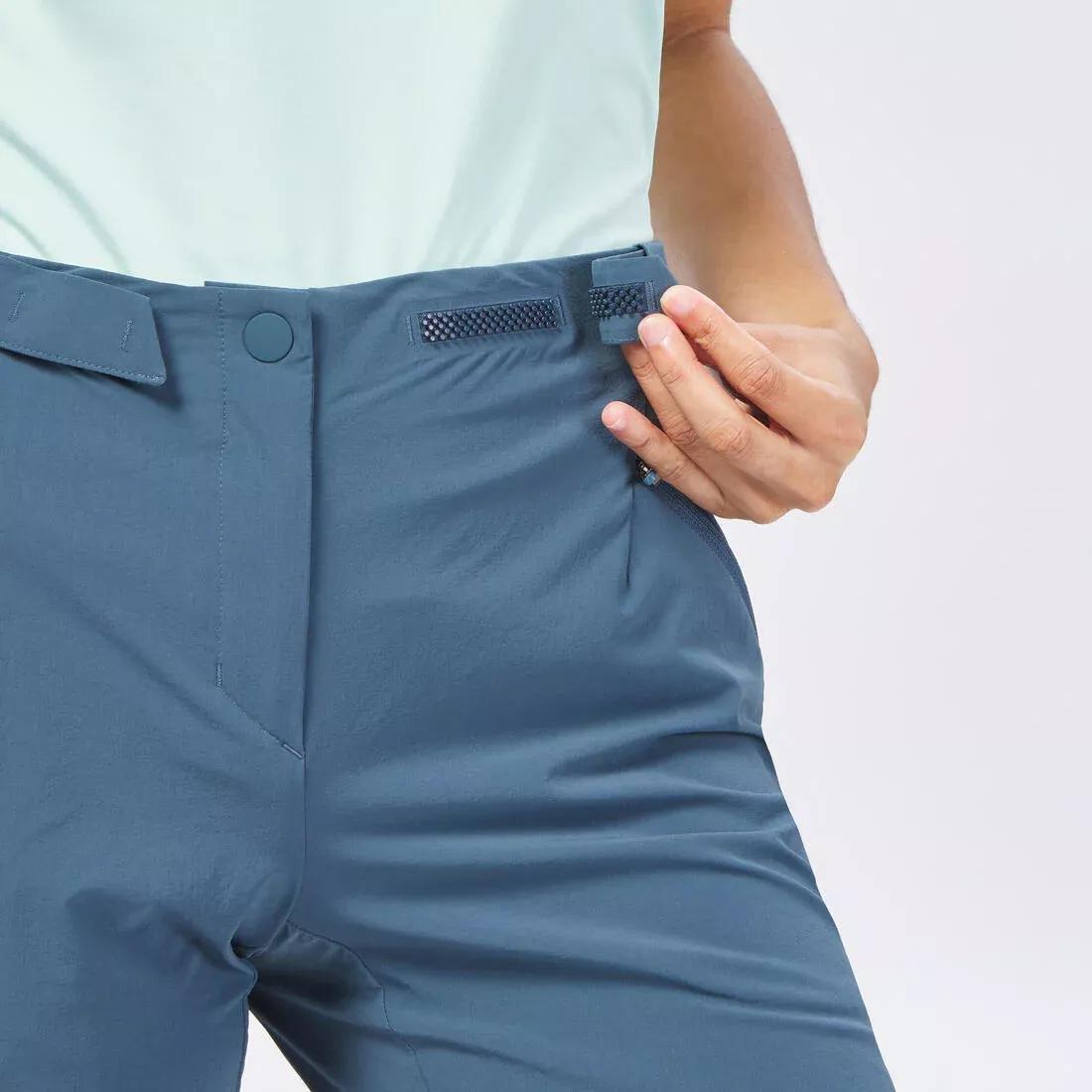 HURRICANE BLUE Women's Mountain Walking Trousers - MH500, , large image number 2